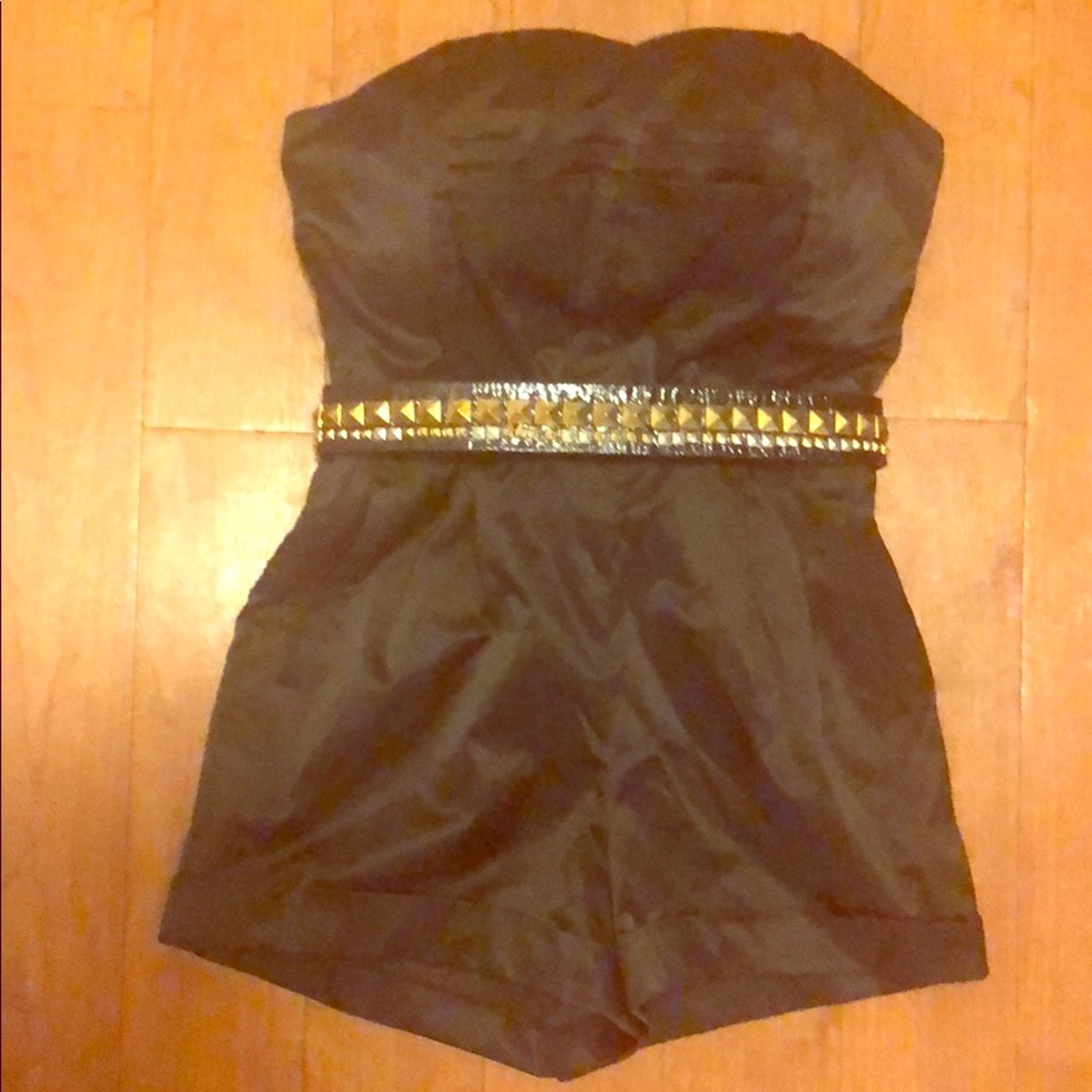 Black dressy romper